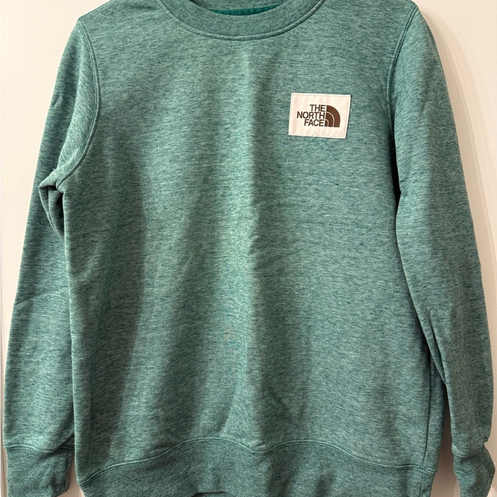 The North Face Green Sweatshirt Size Small Womens